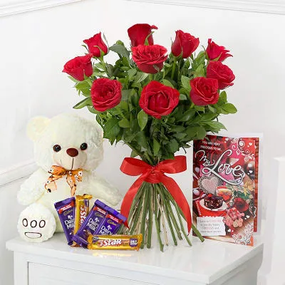 Bouquet in Car